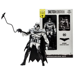 DC Multiverse Batman White Knight Sketch Edition Gold Label Exclusive Action Figure SIGNED BY SEAN MURPHY