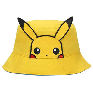 Hat: Pokemon Pikachu Cosplay Bucket Hat
