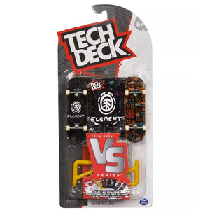 TECH DECK VS Series Element Skateboards Fingerboard 2-Pack and Obstacle Set