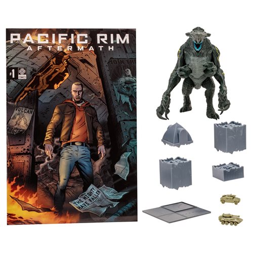 Pacific Rim Kaiju Wave 1 Knifehead 4-Inch Scale Action Figure with Comic Book