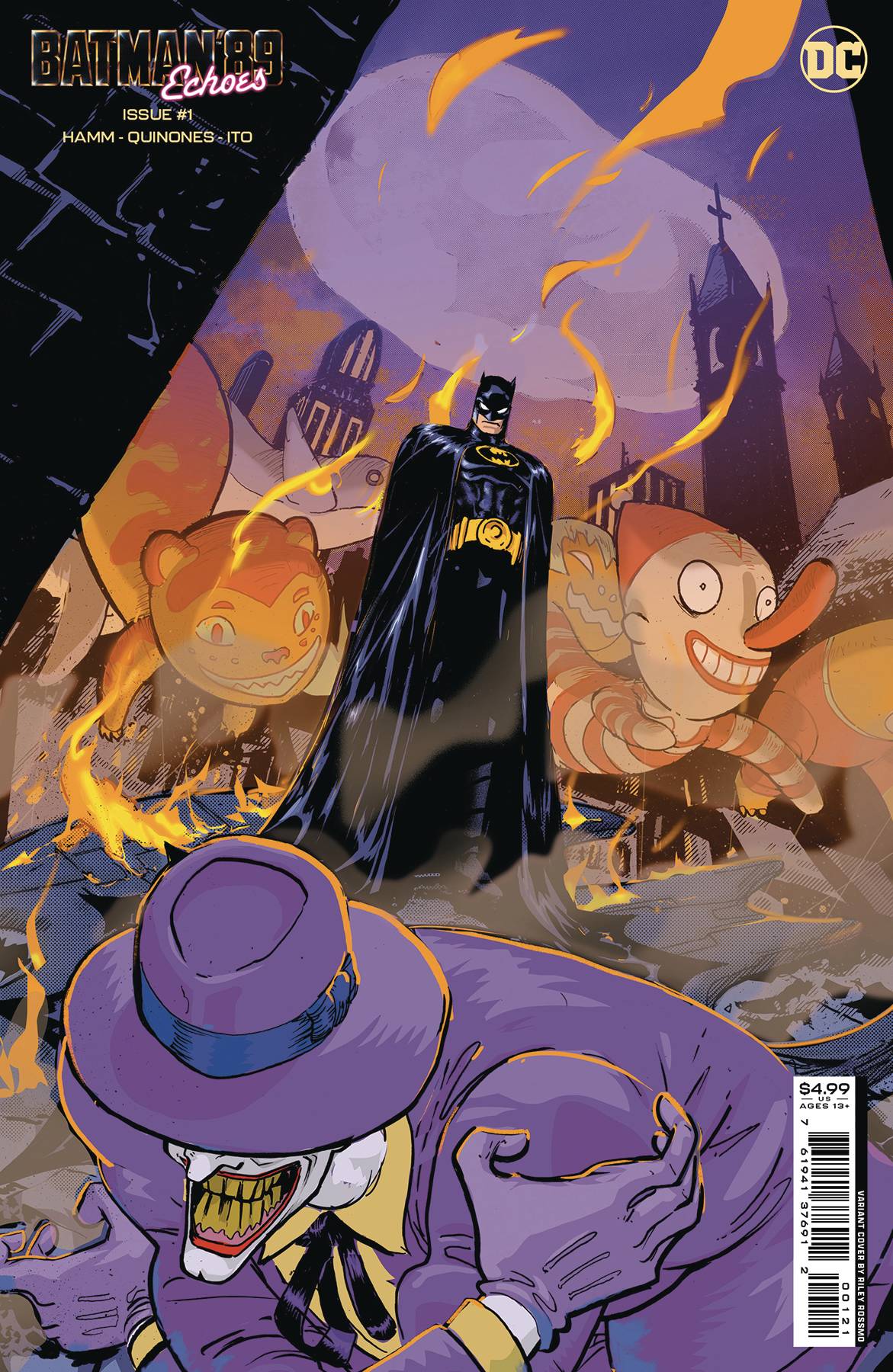 BATMAN 89: ECHOES #1 (OF 6) CVR B RILEY ROSSMO CARD STOCK VAR