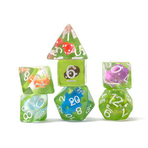 Mushroom Village 7-Piece Polyhedral RPG Sirius Dice Set