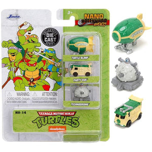 Teenage Mutant Ninja Turtles Nano Hollywood Rides Vehicle 3-Pack Toy
