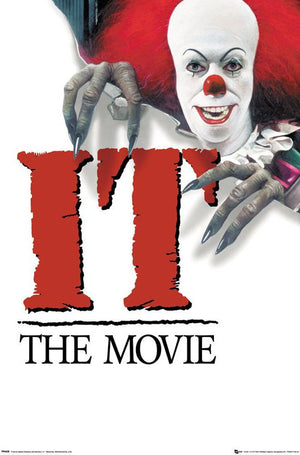 IT - 1990 Key Art -Reproduction Movie Poster Size 24X36