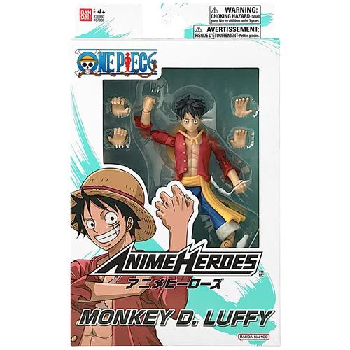 Bandai One Piece Anime Heroes Monkey D. Luffy Version 2 Action Figure