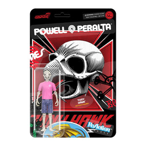 Super7 Powell-Peralta Tony Hawk (Mt. Trashmore '85) 3 3/4-Inch ReAction Figure
