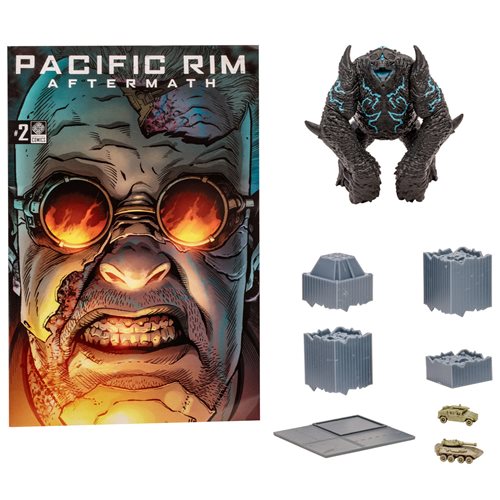 Pacific Rim Kaiju Wave 1 Leatherback 4-Inch Scale Action Figure with Comic Book