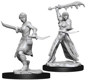 D&D Nolzur's Marvelous Unpainted Minis: W10 Female Human Rogue (primed)