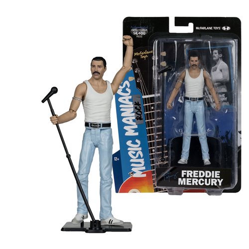 MCFARLANE Music Maniacs Queen Freddie Mercury Action Figure