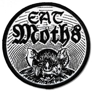 Embroidered Patch: "Eat Moths" by Arcane Bullshit