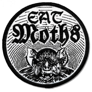 Sticker: "Eat Moths" Vinyl Sticker by Arcane Bullshit