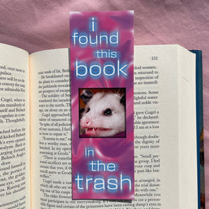 Bookmark: I Found This Book in the Trash