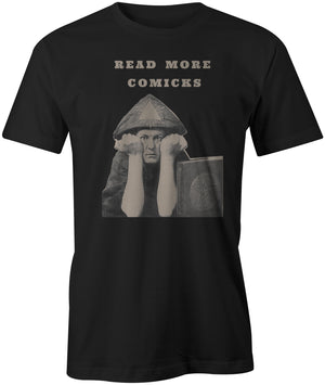 T-Shirt: Read More Comicks - Aleister Crowley