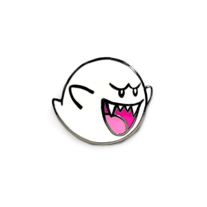Boo Ghost 1.25" Hard Enamel Lapel Pin