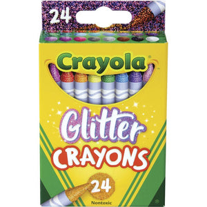Crayola Glitter Crayons - 24 Count