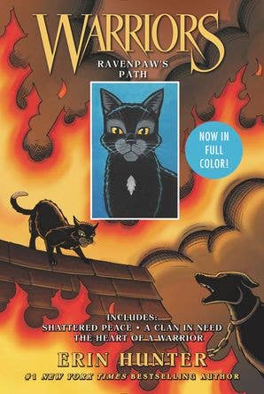 Warriors: Ravenpaw's Path: 3 Warriors  Books in 1 TP