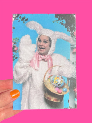 POSTCARD Ozzy Bunny