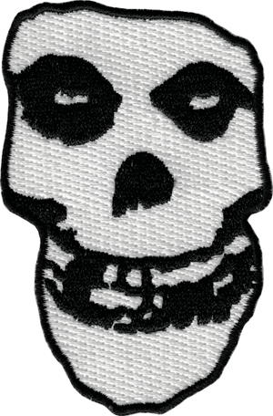 Patch - The Misfits - Crimson Ghost Skull