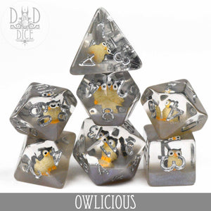 Dice Set: Owlicious (King Of Crits)