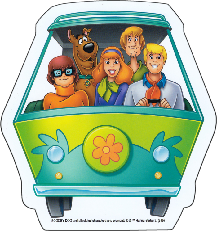 Sticker - Scooby-Doo - The Gang In The Mystery Machine