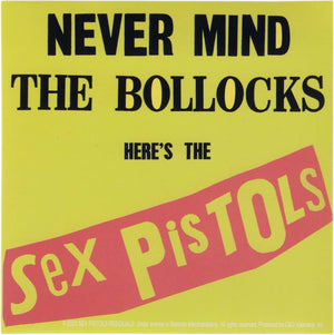Sticker - Sex Pistols - Never Mind The Bollocks - 4"