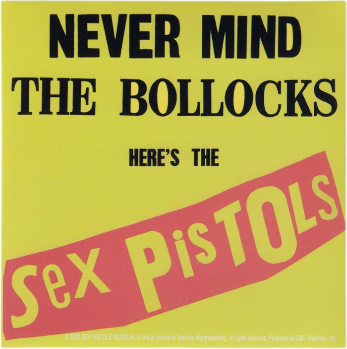 Sticker - Sex Pistols - Never Mind The Bollocks - 4"