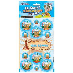 Iced Coffee Scratch-N-Sniff Sticker