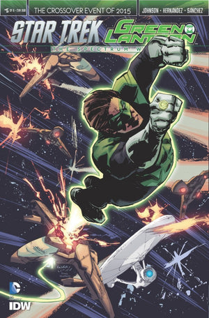 Star Trek / Green Lantern: The Spectrum War #5 Brown Subscription Variant