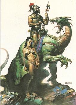 Boris Vallejo Trading Card Series 1 (1991)  #76 - Nomads