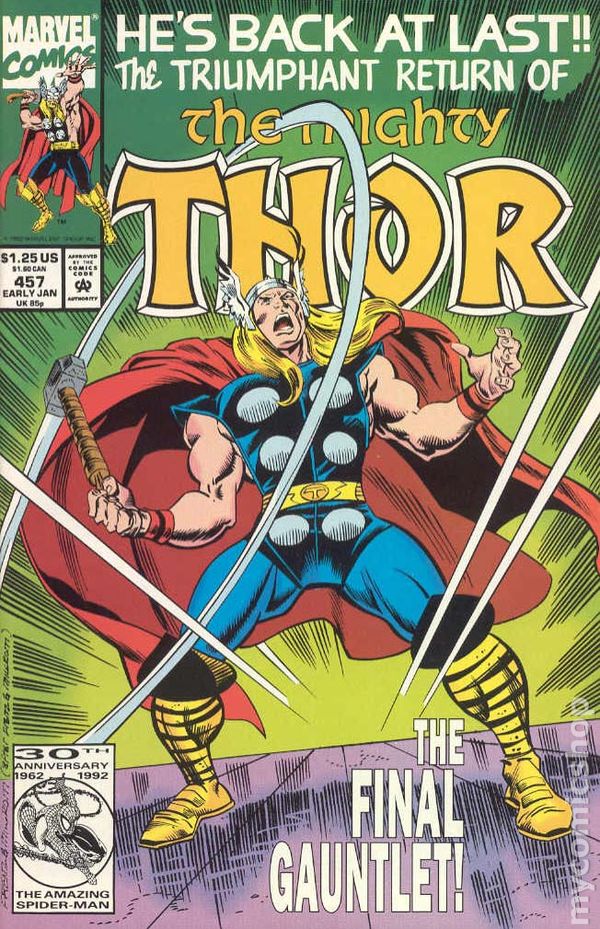 Thor (1962 1st Series Previously Journey Into Mystery) #457