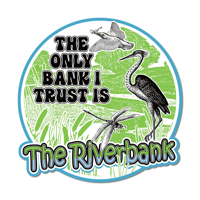 Sticker: "The Riverbank" by Arcane Bullshit