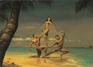 Boris Vallejo Trading Card Series 2 (1992) #71 - Hawaii Three-O