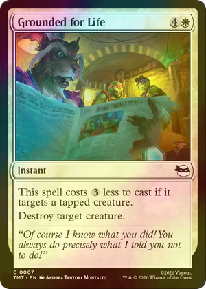 Magic The Gathering: Teenage Mutant Ninja Turtles : Grounded for Life (Foil)