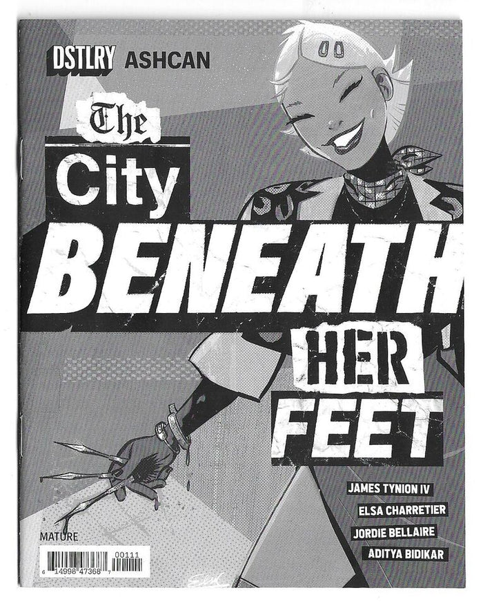 YOU WON'T FEEL A THING & CITY BENEATH HER FEET PROMO ASHCAN