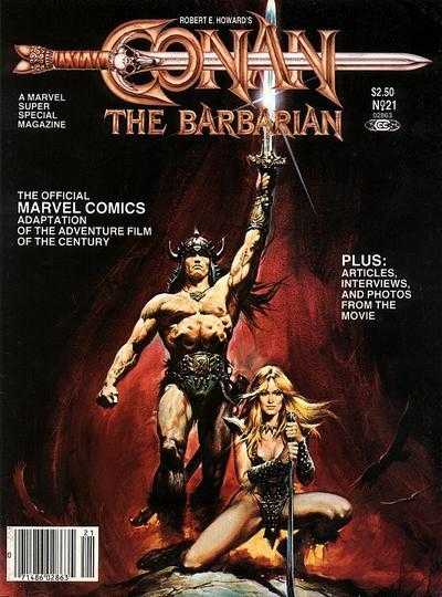 Marvel Super Special #21 : Conan The Barbarian Movie Adaptation