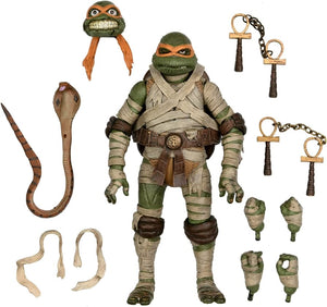 NECA: Universal Monsters x Teenage Mutant Ninja Turtles Ultimate Michelangelo As The Mummy Action Figure