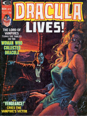 Dracula Lives #9 (1973 Curtis / Marvel Magazine Sized)
