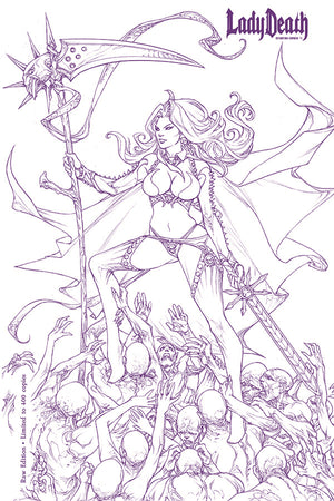 Lady Death: Extinction Express #1 Raw Edition S&N - Ltd. 400