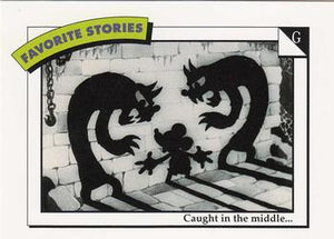 Disney Collector Cards (1991 Impel) #73 - G: Caught in the middle...