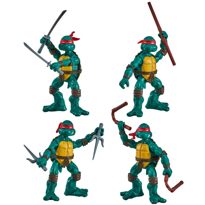 Playmates TMNT CLASSIC COMIC BOOK SERIES TURTLES 4PC SET