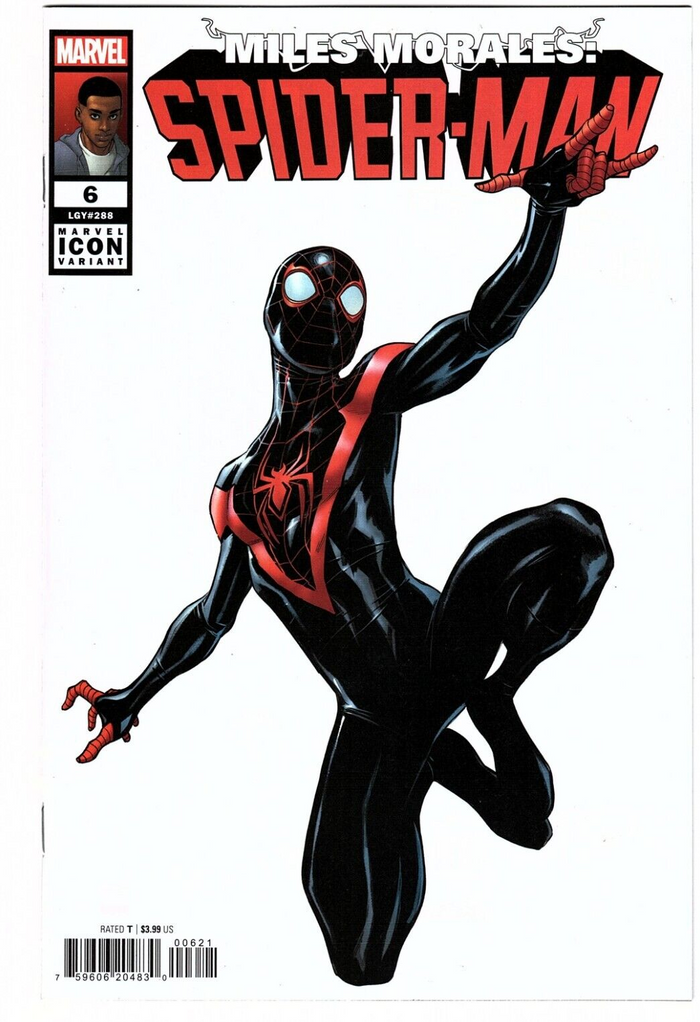 MILES MORALES: SPIDER-MAN #6 (2023) STEFANO CASELLI MARVEL ICON VARIANT