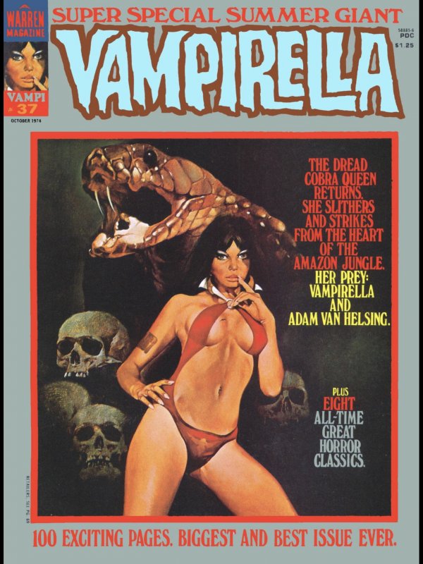 Vampirella #37 (Original 1969 Series, Magazine Size)