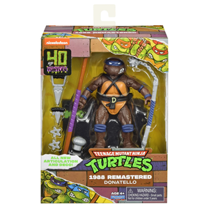 Teenage Mutant Ninja Turtles : 1988 Remastered Donatello Figure MIB Walmart Exclusive