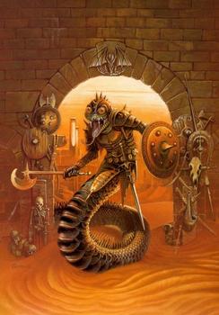 Chris Achilleos Trading Cards Series 1 (1992) #21 - Guardian of the Gate