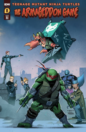 Teenage Mutant Ninja Turtles: The Armageddon Game #8 Cover RI 1:10 Qualano Variant