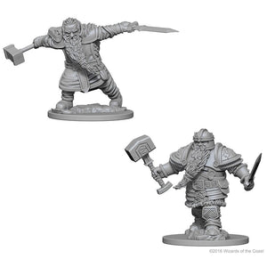 Dungeons & Dragons Nolzur`s Marvelous Unpainted Miniatures: W01 Dwarf Male Fighter