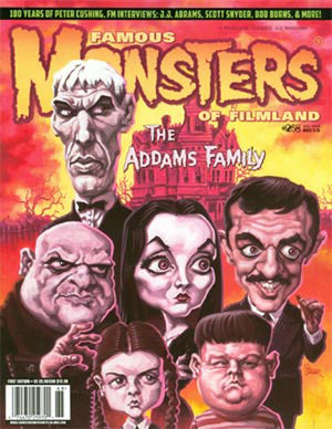 FAMOUS MONSTERS OF FILMLAND #268 Newsstand Addams Family Cover