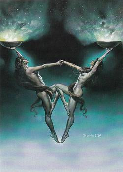 Boris Vallejo Trading Card Series 2 (1992)  #55 - Libra