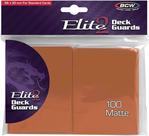 Deck Guards (Card Sleeves) Elite2 BCW Pack of 100 MATTE Autumn