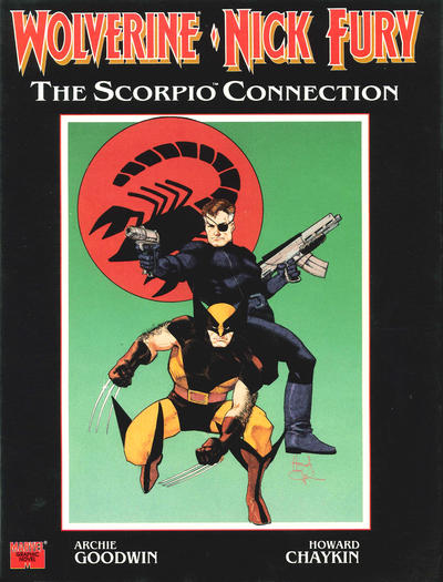 Wolverine / Nick Fury: The Scorpio Connection GN TP (1990 Marvel Comics)(Magazine Size)(VF-/FN+)